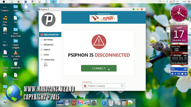 Cara Menggunakan Psiphon di PC/Laptop (Internet Gratis)