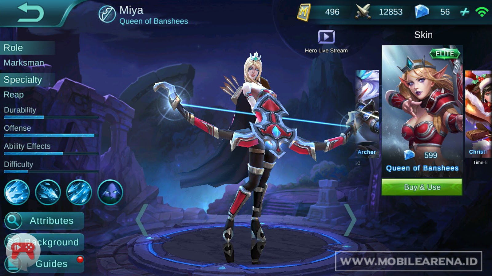 Miya Mobile Legend Mobile Arena Indonesia