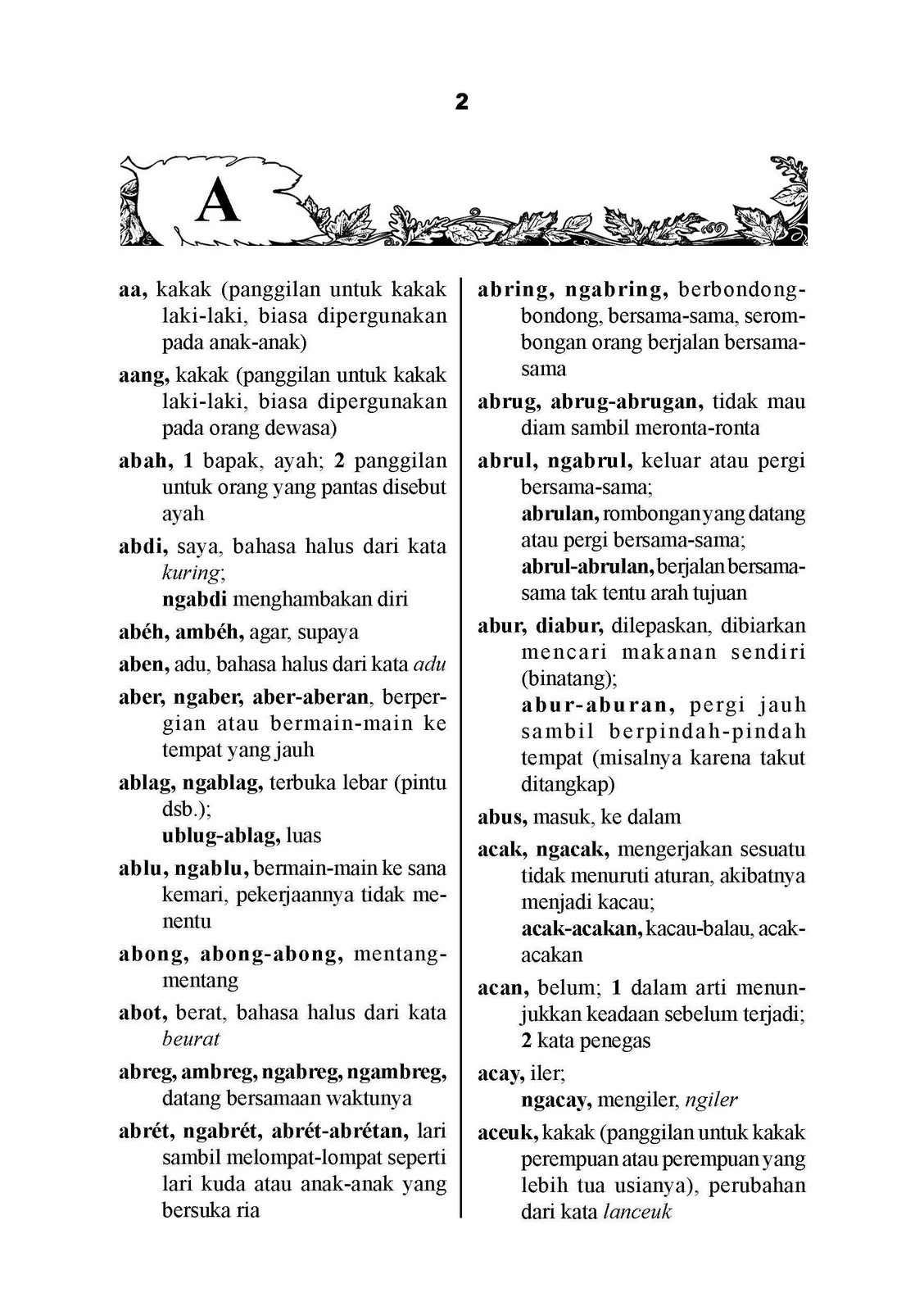 Kamus Lengkap Bahasa Sunda  Belajar Dari Buku