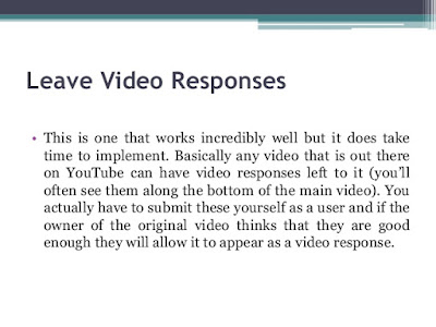LEAVE VIDEO RESPONSES