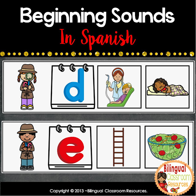 Beginning Sounds in Spanish