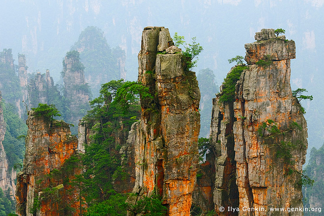 As belezas do Parque Nacional Zhangjiajie