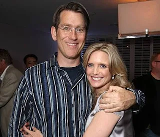 Roger Fishman with his wife Courtney Thorne-Smith