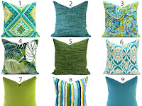 Elegant Colorful Outdoor Cushions