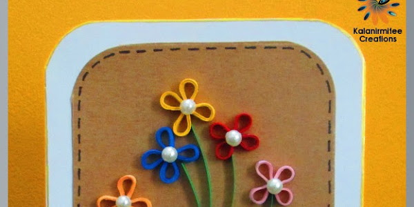 Simple Quilled Birthday Card