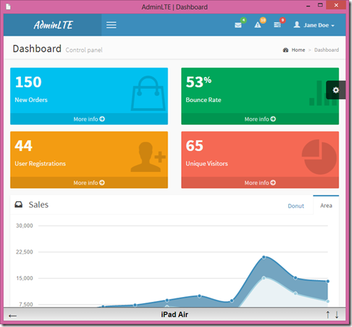 รวม Bootstrap Admin Free Theme ที่เหมาะกับงาน Web Responsive