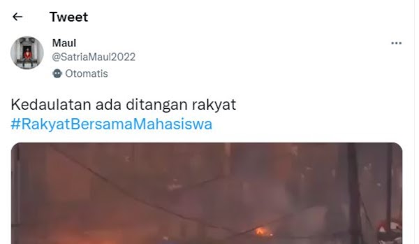 Mahasiswa Gelar Aksi Buntut Wacana Perpanjangan Rezim Jokowi, Tagar Rakyat Bersama Mahasiswa Trending: Kedaulatan Ada di Tangan Rakyat!