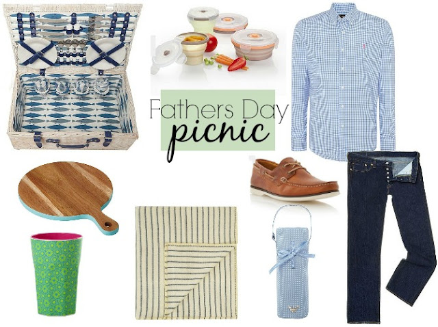 Fathers day picnic moodboard