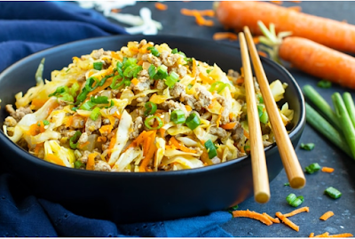 EGG ROLL IN A BOWL | PALEO  #food