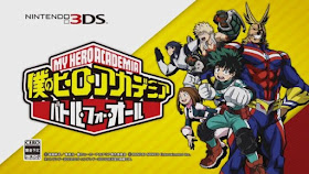 Dal manga di Kohei Horikoshi ecco arrivare My Hero Academia: Battle for All per Nintendo 3DS