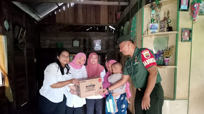 Peduli Anak Stunting!! Babinsa Koramil 04/Labuhan Bilik Aktif Pantau Kondisi Alfatih