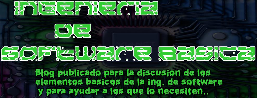 Ingenieria de Software Basica