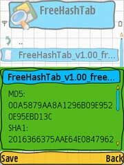 FreeHashTab –A small hash tool on mobile