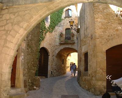 Street on the Gothic Quarter of Pals