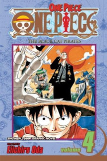 One Piece, Volume 4: The Black Cat Pirates by Eiichiro Oda, Andy Nakatani (Translator)