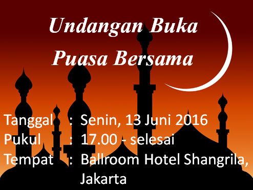 Info Ceria: Undangan Buka Puasa Bersama