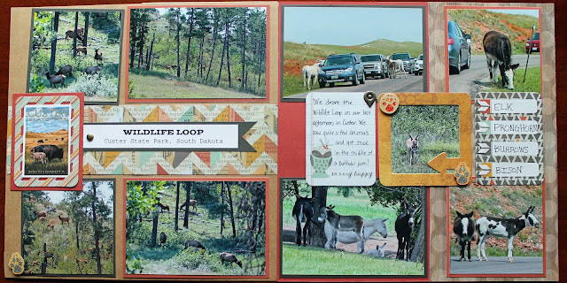 Wildlife Loop Custer State Park South Dakota Scrapbook Page