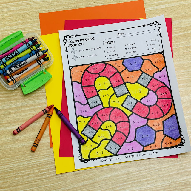 Color by Number Science Coloring Pages Addition Magnets