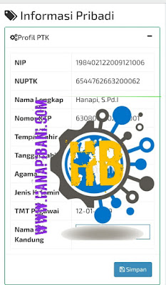 Cara Edit Data PTK dan siswa di EMIS Online 2018