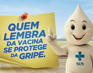 Termina hoje a campanha de vacinação contra a gripe. Aproveite!