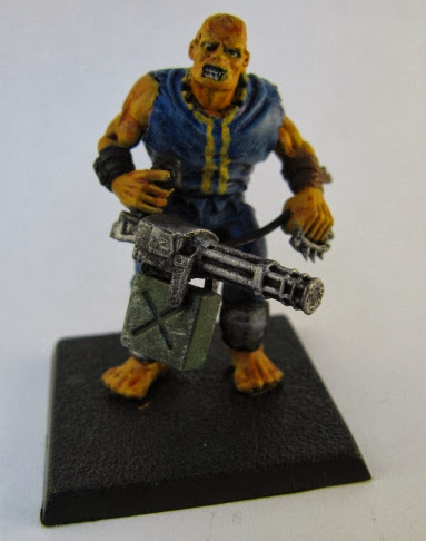 Fallout super mutant master minigun tabletop miniatures