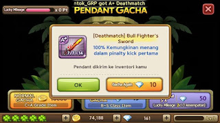 Trik Mendapatkan Pendant Deathmatch Get Rich 7 Juli 2015