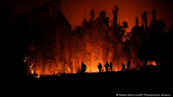 Incendios en Chile llevan una semana sin control