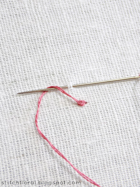 Crested chain stitch tutorial