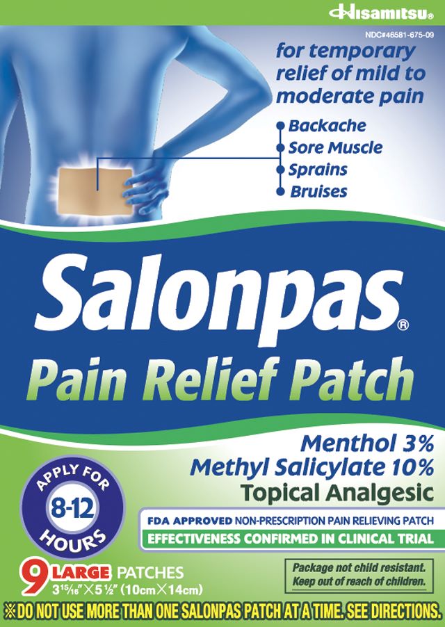 free Salonpas pain relief patch