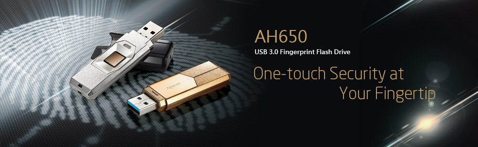 Apacer AH650 Fingerprint Flash Drive