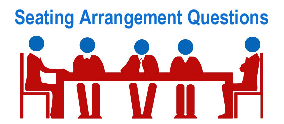 Seating Arrangement Questions and Answers in Hindi