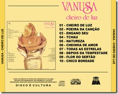 Vanusa - 1988 - Cheiro de luz - Capa Trazeira