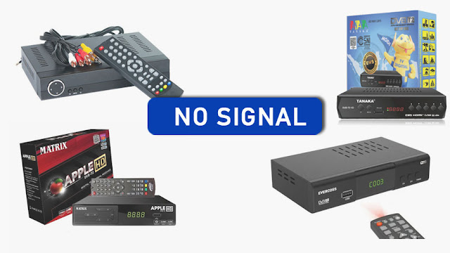Cara mengatasi set top box tv digital matrix evercoss pioline tanaka sanex tidak ada sinyal
