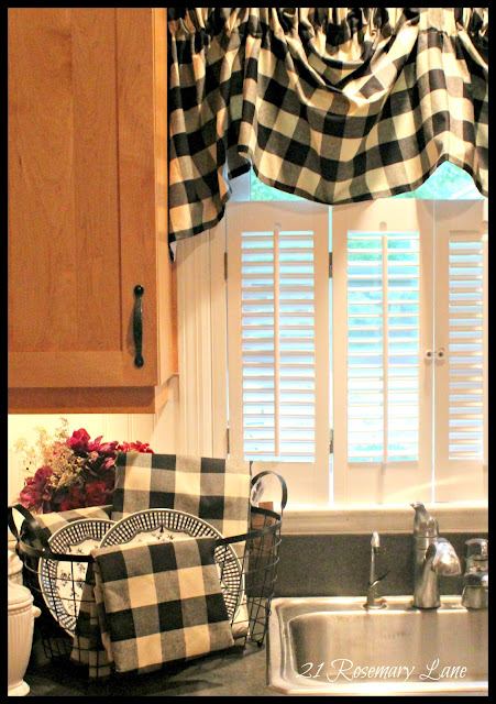 Black And Silver Shower Curtain Linen and White Buffalo Check