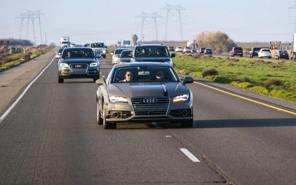 Audi A7 Piloted Drive CES2015