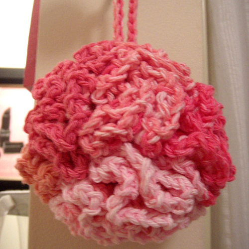 Pink Bath Puff - Free Pattern