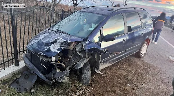 Accident la Capu Câmpului. Două persoane au fost rănite