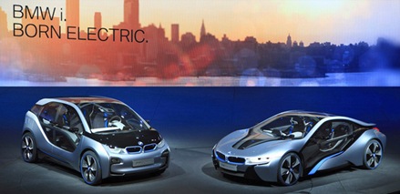 BMW Debuts i3 BEV And i8 PHEV Concepts