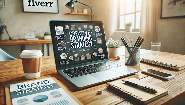Brand Strategy and Design Fiverr Course flyer