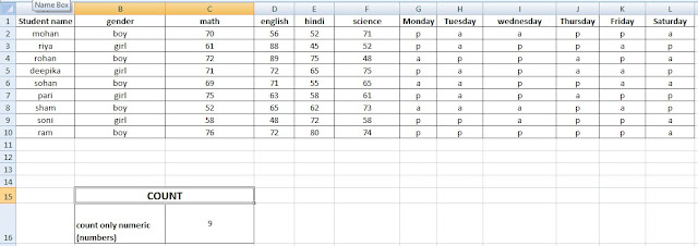 count, counA, countif countifs, how use count Excel Count specific items, items Learn which function use Short step by step, free Excel file written steps