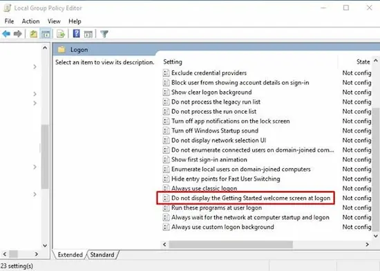 تحرير نهج المجموعة "Group Policy"