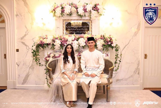 Congratulations HH Tunku Tun Aminah Sultan Ibrahim on Her Highness' marriage with Encik Dennis Muhammad Abdullah