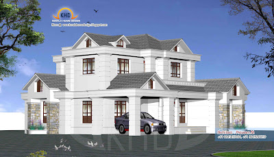 Indian Home 3d Elevation