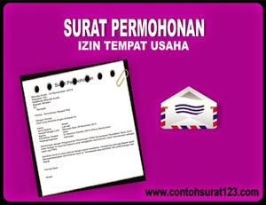 Gambar Contoh Surat Permohonan Izin Tempat Usaha