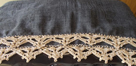 Sweet Nothings Crochet free crochet pattern blog ;  photo of the edging