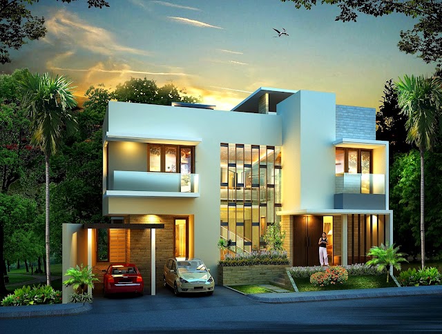 3D Render Rumah Tinggal