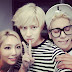 SNSD's TaeYeon snapped a group picture with Super Junior's Heechul and SHINee's Jonghyun