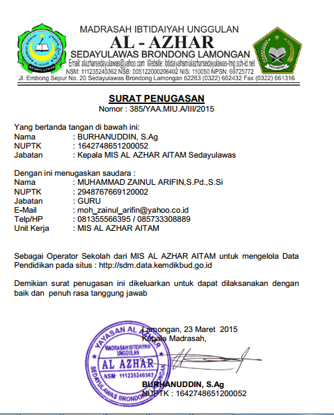 Cara Registrasi Operator Sekolah/Madrasah Di SDM-PDSPK 