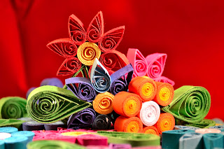 martisor quilling flori primavara