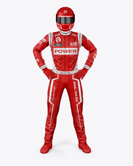 Download F1 Racing Kit Mockup - Front View